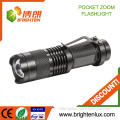 Manufacturer Sale Emergency High Power Style Handheld Aluminum Zoom Focus Pokcket Small Best Mini Led Flashlight Torch
